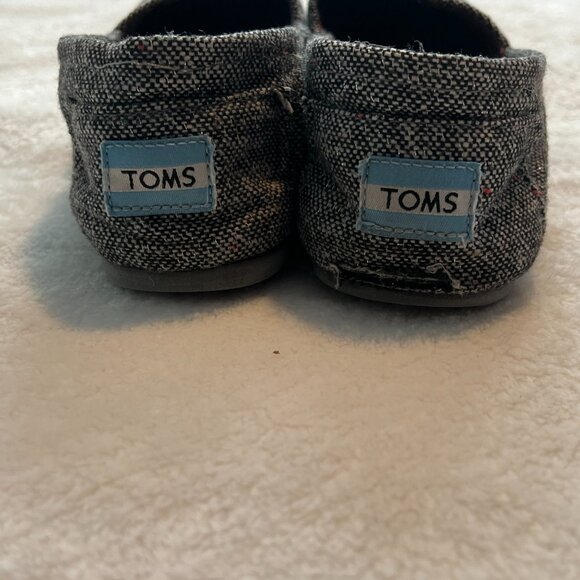 Womens Brownish Gray Tweed Toms size 7.5W - Picture 8 of 12